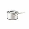 All-Clad D5 Brushed Stainless Steel Saucepan & Lid | 1.5 Qt. -Cookware Sets Shop 1.5quart