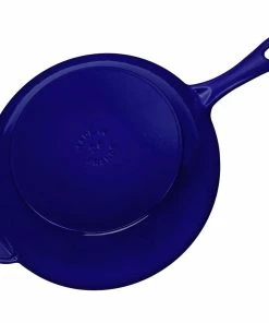 Staub 2.9 Qt Cast Iron Daily Pan | Dark Blue 10 Staub 2.9 Qt Cast Iron Daily Pan | Dark Blue -Cookware Sets Shop 1010647 4