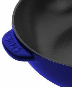 Staub 2.9 Qt Cast Iron Daily Pan | Dark Blue 11 Staub 2.9 Qt Cast Iron Daily Pan | Dark Blue -Cookware Sets Shop 1010647 6