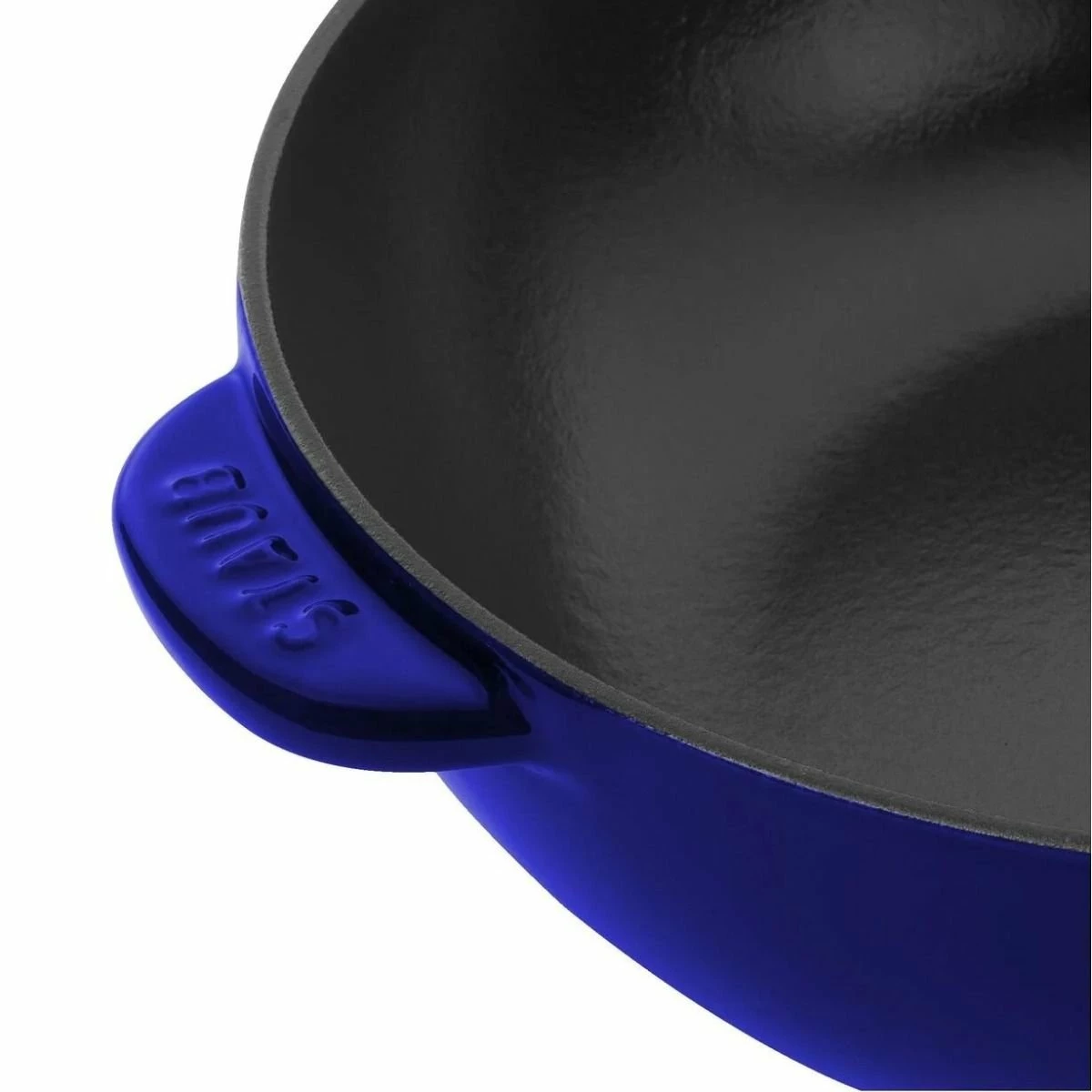 Staub 2.9 Qt Cast Iron Daily Pan | Dark Blue 6 Staub 2.9 Qt Cast Iron Daily Pan | Dark Blue - Image 4