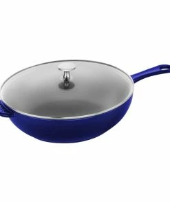 Staub 2.9 Qt Cast Iron Daily Pan | Dark Blue