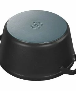 Staub Stackable Cocotte, Braiser, And Grill Pan With Lid | Black 42 Staub Stackable Cocotte, Braiser, And Grill Pan With Lid | Black -Cookware Sets Shop 1010886 0