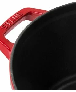 Staub Stackable Cocotte, Braiser, And Grill Pan With Lid | Cherry -Cookware Sets Shop 1010887 0