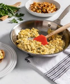 Le Creuset 10" Tri-Ply Frying Pan | Stainless Steel -Cookware Sets Shop 10fry3