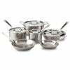All-Clad D5 Brushed Stainless Steel Cookware Set | 10-Piece 1 All-Clad D5 Brushed Stainless Steel Cookware Set | 10-Piece -Cookware Sets Shop 10pccookware
