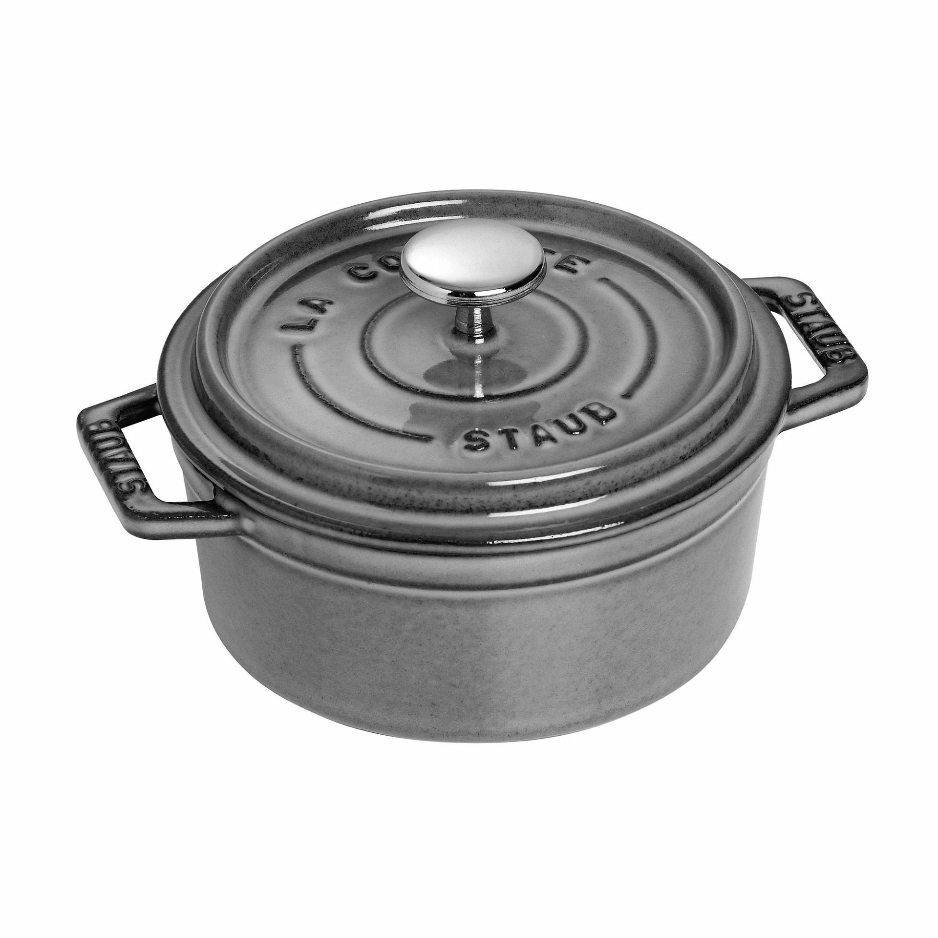 Staub 0.5 Qt. Round Cocotte/Dutch Oven | Graphite Grey 3 Staub 0.5 Qt. Round Cocotte/Dutch Oven | Graphite Grey