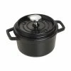 Staub 0.75 Qt. Round Cocotte/Dutch Oven | Matte Black -Cookware Sets Shop 1101425 1