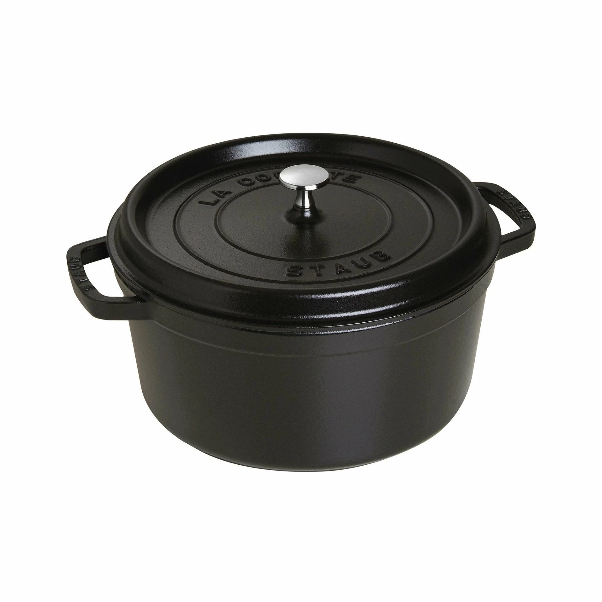 Staub 7 Qt. Round Cocotte/Dutch Oven | Matte Black 3 Staub 7 Qt. Round Cocotte/Dutch Oven | Matte Black