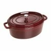Staub 7 Qt. Oval Cocotte/Dutch Oven | Grenadine -Cookware Sets Shop 1103387 1