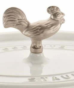 Staub 5.75 Qt. Oval Coq Au Vin Cocotte/Dutch Oven | White 11 Staub 5.75 Qt. Oval Coq Au Vin Cocotte/Dutch Oven | White -Cookware Sets Shop 1123102 white coq au vin cocotte staub