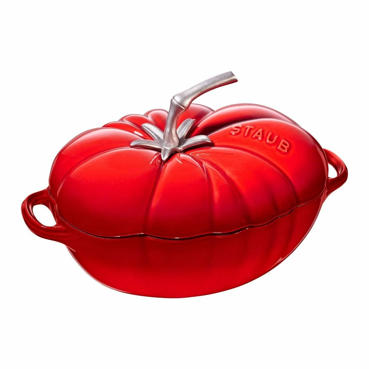 Staub 3 Qt. Tomato Cocotte | Cherry Red 3 Staub 3 Qt. Tomato Cocotte | Cherry Red