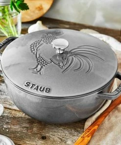 Staub 3.75 Qt. Essential French Oven With Rooster Lid | Graphite Grey 13 Staub 3.75 Qt. Essential French Oven With Rooster Lid | Graphite Grey -Cookware Sets Shop 11752418 ls 01