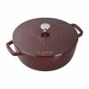 Staub 3.75 Qt. Essential French Oven With Rooster Lid | Grenadine