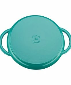 Staub 10" Cast Iron Pure Grill Pan | Turquoise -Cookware Sets Shop 12030105 3