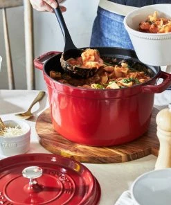 Staub 5 Qt Tall Cocotte | Cherry 9 Staub 5 Qt Tall Cocotte | Cherry -Cookware Sets Shop 12502406 gif2 05