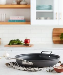 Cuisinart Contour Hard Anodized Open Skillet With Helper Handle | 12" 11 Cuisinart Contour Hard Anodized Open Skillet With Helper Handle | 12" -Cookware Sets Shop 12inchlifestyle