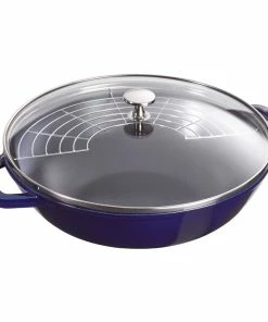 Staub 4.5 Qt. Perfect Frying Pan | Dark Blue