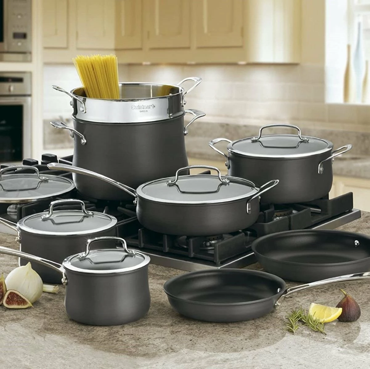 Cuisinart Contour Hard Anodized Cookware Set | 13-Piece 4 Cuisinart Contour Hard Anodized Cookware Set | 13-Piece - Image 2
