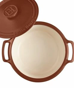 Emile Henry 6-Quart Sublime Stewpot | Sienna -Cookware Sets Shop 144760 sublime dutch oven top open