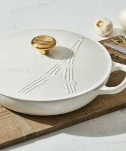 Le Creuset 3.5Qt Signature Braiser Eiffel Tower Collection | White 12 Le Creuset 3.5Qt Signature Braiser Eiffel Tower Collection | White -Cookware Sets Shop 16309scr cd3e68463c94ec1