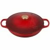 Le Creuset 3.5Qt Signature Braiser Eiffel Tower Collection | Cerise -Cookware Sets Shop 16916scr 17ee1dc418246c4