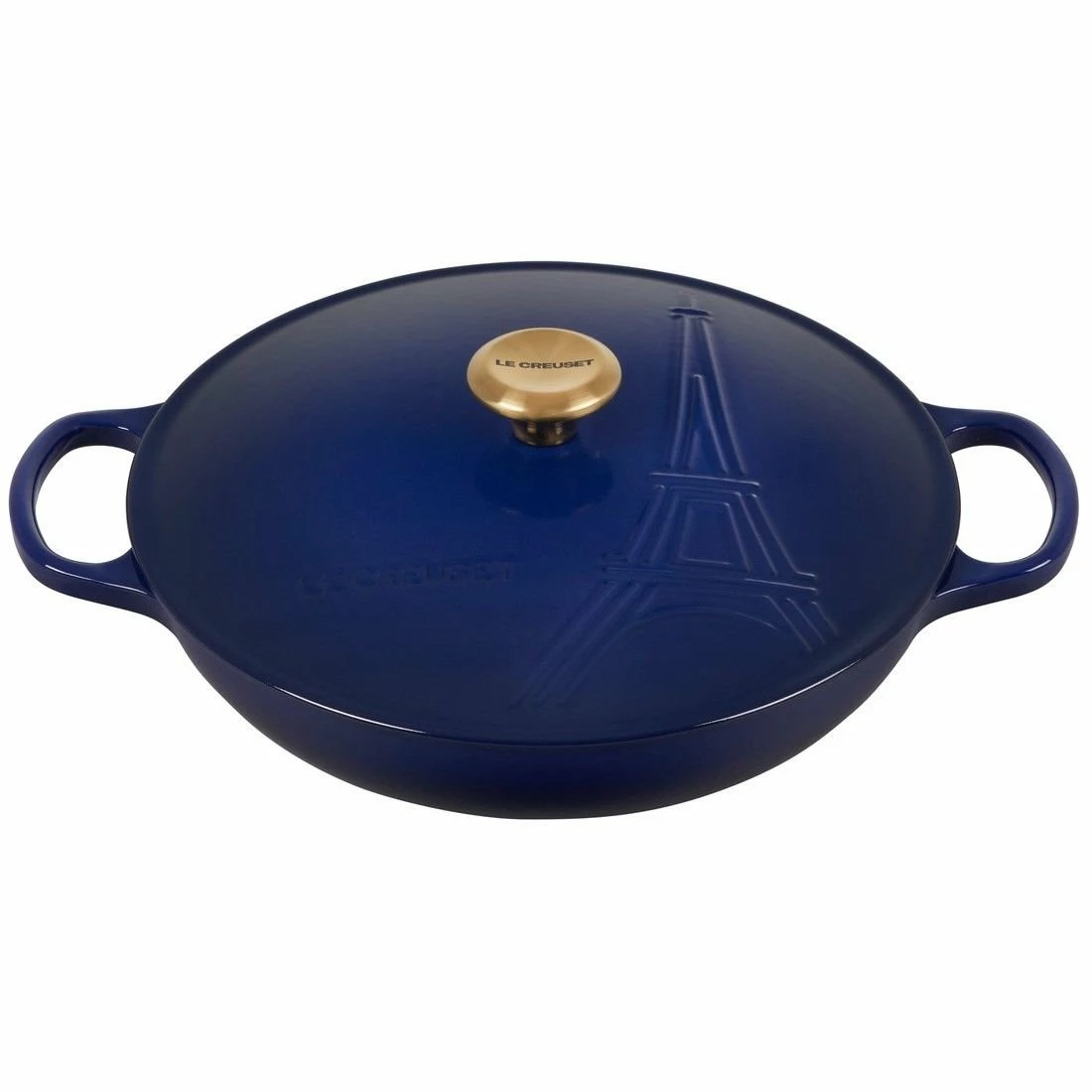 Le Creuset 3.5Qt Signature Braiser Eiffel Tower Collection | Indigo 3 Le Creuset 3.5Qt Signature Braiser Eiffel Tower Collection | Indigo