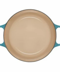 Le Creuset 4.5 Qt. Round Signature Dutch Oven With Stainless Steel Knob | Caribbean Blue -Cookware Sets Shop 2417ss d