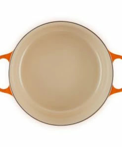 Le Creuset 9 Qt. Round Signature Dutch Oven With Stainless Steel Knob | Flame Orange -Cookware Sets Shop 302ss d