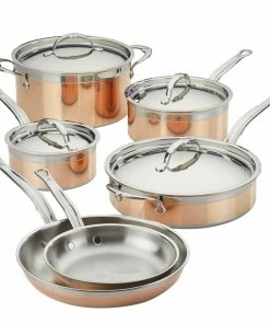 Hestan CopperBond Induction Cookware 10-Piece Set