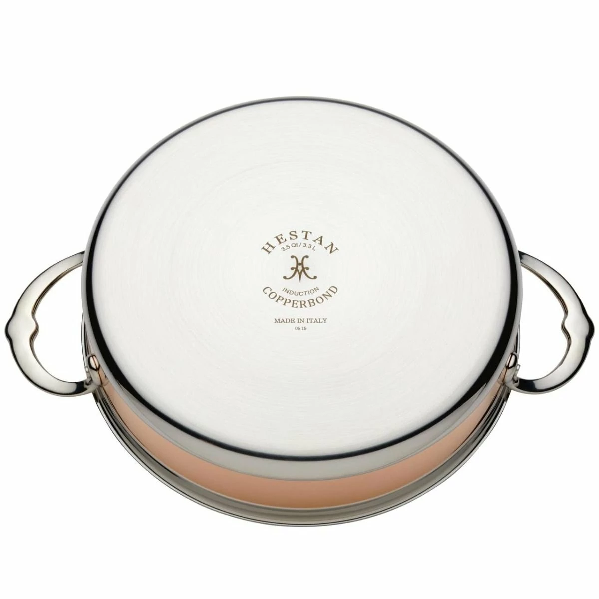Hestan CopperBond Induction Cookware 3.5 Qt Covered Sauteuse 5 Hestan CopperBond Induction Cookware 3.5 Qt Covered Sauteuse - Image 3