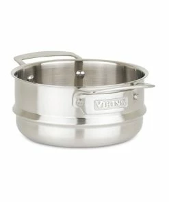 Viking Multi Ply Stainless 11-Piece Cookware Set | Red -Cookware Sets Shop 40041 9991 strainer insert 500px