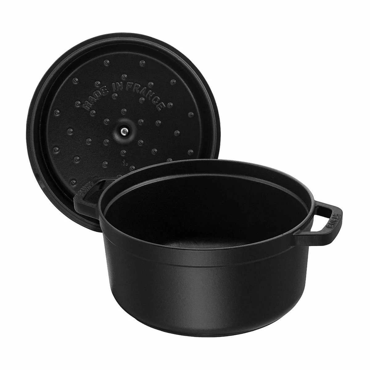 Staub 7 Qt. Round Cocotte/Dutch Oven | Matte Black 4 Staub 7 Qt. Round Cocotte/Dutch Oven | Matte Black - Image 2