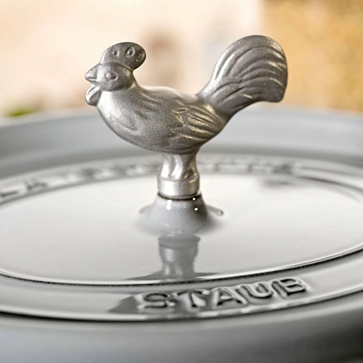 Staub Animal Knob | Rooster 5 Staub Animal Knob | Rooster - Image 3