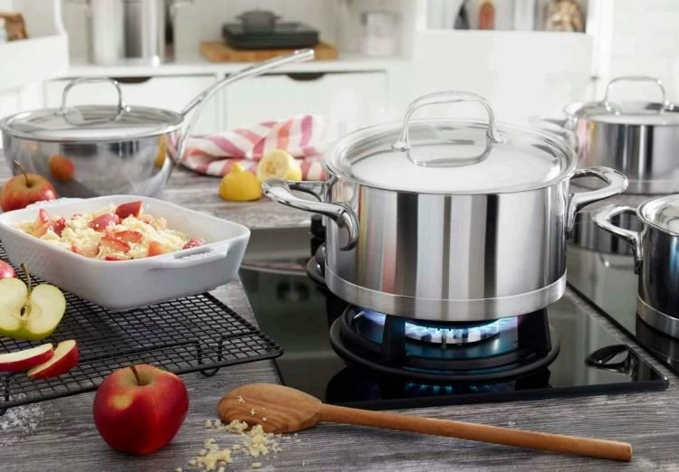 Demeyere Atlantis 9 Piece Stainless Steel Induction Cookware Set 3 Demeyere Atlantis 9 Piece Stainless Steel Induction Cookware Set