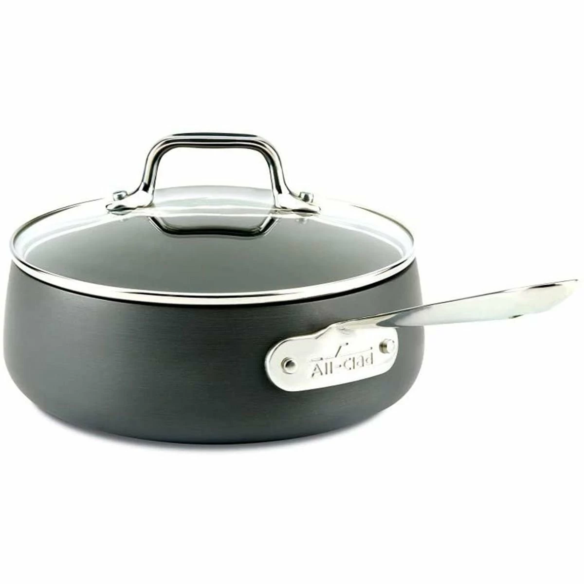 All-Clad HA1 Hard Anodized Nonstick Saucepan & Lid | 2.5 Qt. 3 All-Clad HA1 Hard Anodized Nonstick Saucepan & Lid | 2.5 Qt.