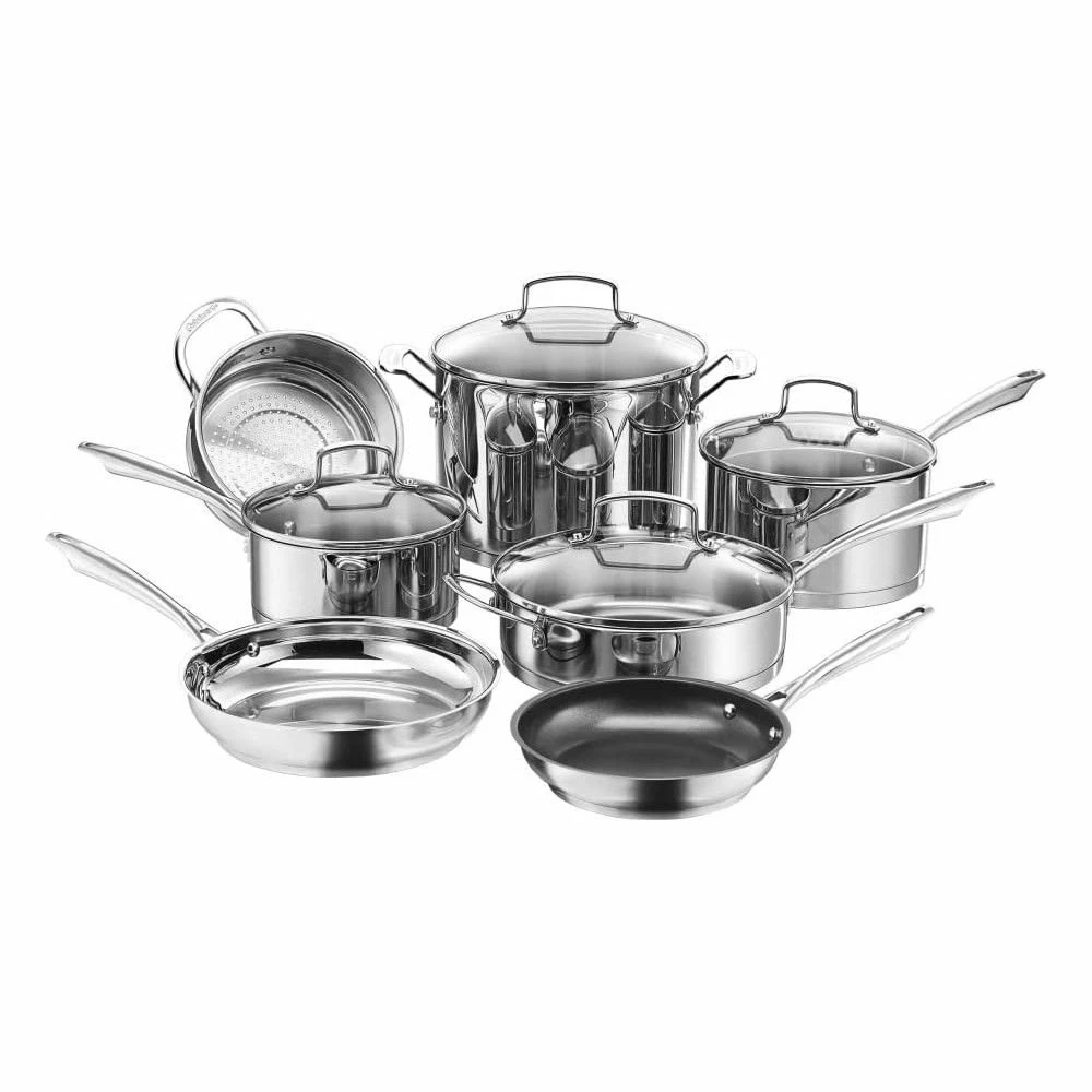 Cuisinart Professional Series Stainless 11-Piece Cookware Set 4 Cuisinart Professional Series Stainless 11-Piece Cookware Set - Image 2