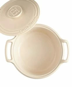 Emile Henry 4-Quart Sublime Stewpot | Creme 10 Emile Henry 4-Quart Sublime Stewpot | Creme -Cookware Sets Shop 554740 sublime dutch oven top open