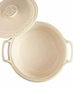 Emile Henry 6-Quart Sublime Stewpot | Creme 10 Emile Henry 6-Quart Sublime Stewpot | Creme -Cookware Sets Shop 554760 sublime dutch oven top open