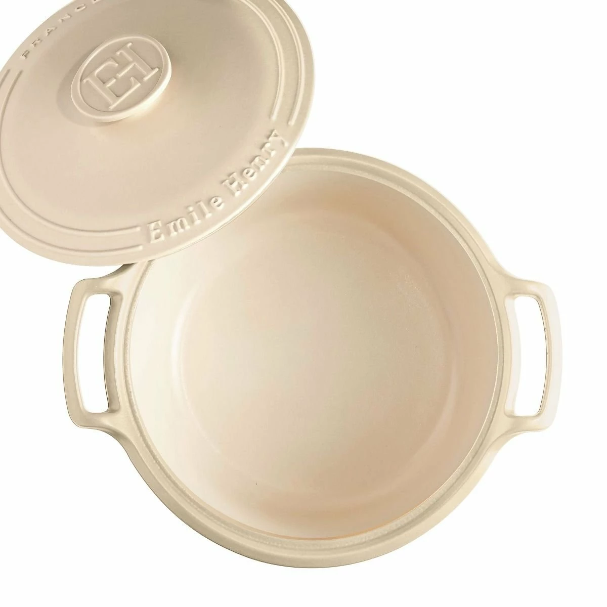 Emile Henry 6-Quart Sublime Stewpot | Creme 5 Emile Henry 6-Quart Sublime Stewpot | Creme - Image 3