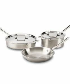 All-Clad D5 Brushed Stainless Steel Cookware Set | 5-Piece