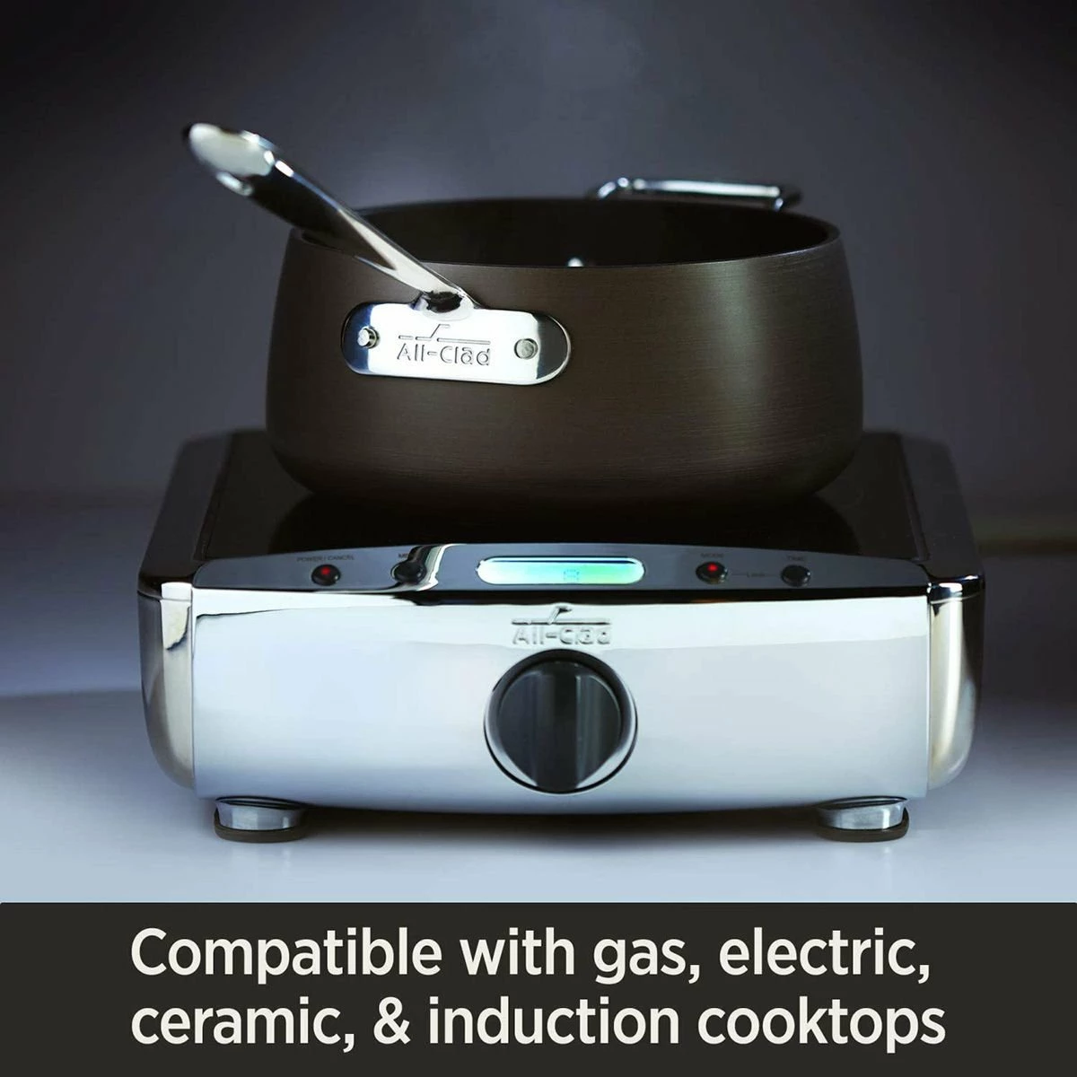 All-Clad HA1 Hard Anodized Nonstick Saucepan & Lid | 2.5 Qt. 6 All-Clad HA1 Hard Anodized Nonstick Saucepan & Lid | 2.5 Qt. - Image 4