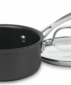 Cuisinart Chef's Classic Hard Anodized Nonstick 1-Quart Saucepan With Lid