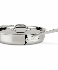 All-Clad D3 Stainless Steel 3-Quart Sauce Pan With Lid