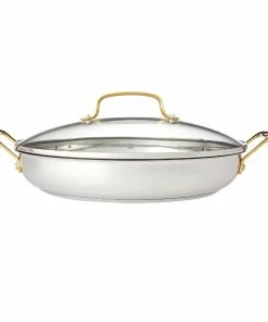 Cuisinart Mineral Stainless Steel Everyday Pan With Cover | 12"