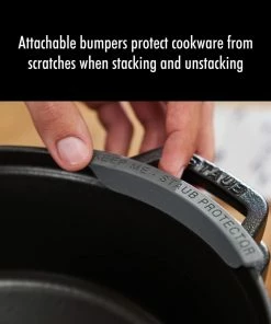 Staub Stackable Cocotte, Braiser, And Grill Pan With Lid | Black 36 Staub Stackable Cocotte, Braiser, And Grill Pan With Lid | Black -Cookware Sets Shop 61r9pr0skol. ac sl1280