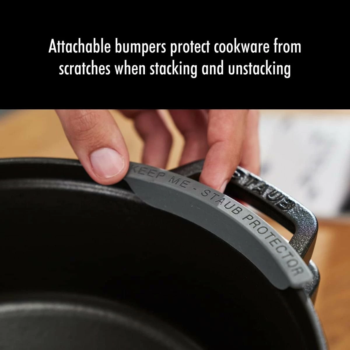 Staub Stackable Cocotte, Braiser, And Grill Pan With Lid | Black 13 Staub Stackable Cocotte, Braiser, And Grill Pan With Lid | Black - Image 11