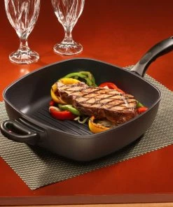 Swiss Diamond | HD Deep Square Grill Pan - 11" X 11" -Cookware Sets Shop 66281 food106 2017 10 27 20 11 39 utc