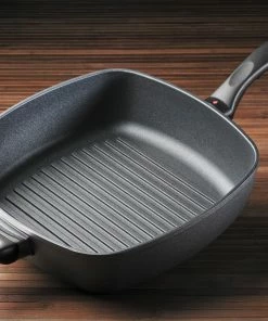 Swiss Diamond | HD Deep Square Grill Pan - 11" X 11" -Cookware Sets Shop 66281 wood 2017 10 27 20 11 39 utc