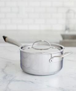 Hestan Cue 3.5 Qt. Smart Sauce Pot | Stainless Steel -Cookware Sets Shop 6pc3 1