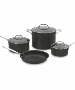 Cuisinart Chef's Classic Hard Anodized Nonstick Cookware Set | 7-Piece